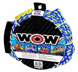 WOW World of Watersports, 11-3020, Tow Rope up to 6 Riders, 60 Feet, 6100 Pounds Break Strength, Floating Foam Buoys - Heavy Duty Rope