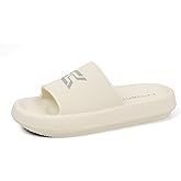 Cuddlfy Pillow Slippers for Women and Men | House Slides Cushioned Thick Sole | Bathroom Shower Sandals Non-Slip, Quick Drying