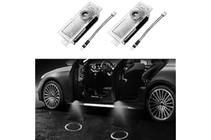 LOUEI 2pcs Door LED light welcome lamp colorful logo projector laser ghost shadow courtesy Light compatible with X1 X2 X3 X4 X5 X6 1 2 3 4 5 6 7 series M2/M3/M4/M5 i3 GT Z auto (M Tags)