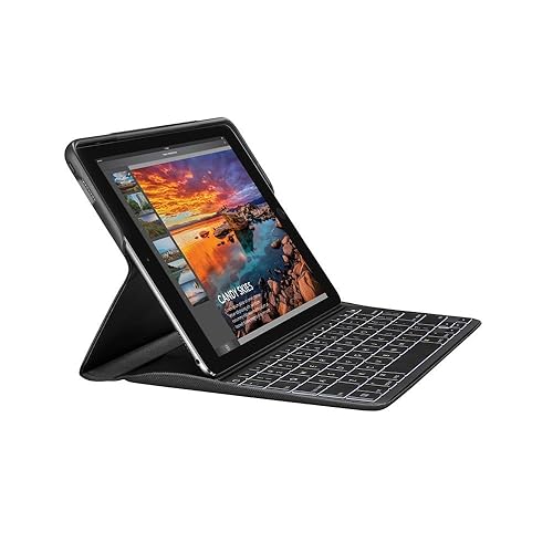 Logitech iPad Pro 9.7inch Keyboard Case, Create with Backlit Wireless Keyboard and Smart