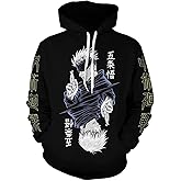Gojo Satoru Hoodie Costume Cosplay Sweatshirt Sweater 3D Novelty Hooded Pullover for Men Women