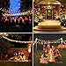 AMIR Solar Powered String Lights, 30 LED 20ft Globe Lights, 8 Lighting Modes Crystal Ball Starry String Lights, Decoration Lights, for Gardens, Home, Party Collectible Accessories(Warm White)
