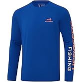 BASSDASH Men’s UPF 50+ Sun Protection Long Sleeve Shirts Quick Dry Performance SPF UV Shirt for Outdoors Fishing Hiking FS31M