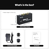 Fosi Audio BOX X1 Phono Preamp MM Turntable 3.5mm Headphone RCA Output view 8