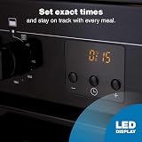 Altimo CEDC602B Electric Double Oven Cooker Ceramic Hobs 64L 30L view 7