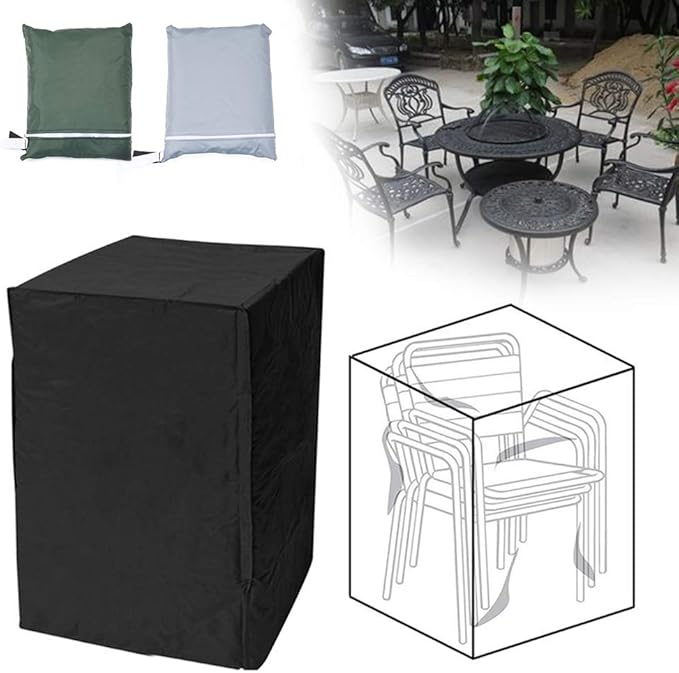LAYUE - Funda para silla de patio, impermeable, resistente a los rayos