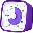 Yunbaoit Upgraded Visual Timer with Protective Case, 60 Minute Silent Countdown Timer for Kids and Adults Clock Time Management Tool(Purple)