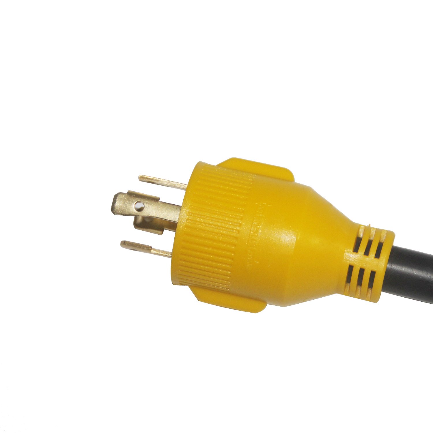 RV 30 AMP 4Prong Generator Adapter,30amp Male Plug To 30amp Female