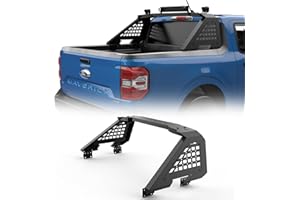 LOX ROX Sport Roll Bar Compatible Ford Maverick 2022 2023 2024 2025 | Quick Installation no Drilling Required | Light Mount | (Black Web)