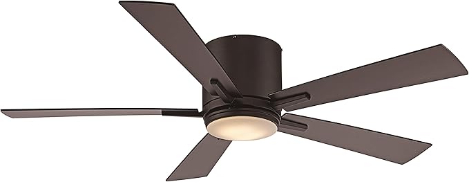 Trans Globe Lighting F 1017 Bk Led 5 Blade 52 Ceiling Fan Black