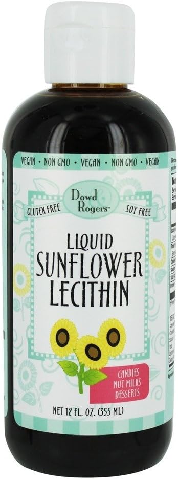 Sunflower Lecithin Natural Dowd And Rogers 12 oz Liquid