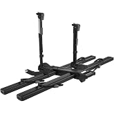 Thule Vero 2 Bike Platform Hitch Bike Rack, 160lbs Capacity, Includes Locks | Vero 2-Bike Platform Hitch Rack with Telescopic Arms &amp; Wheels
