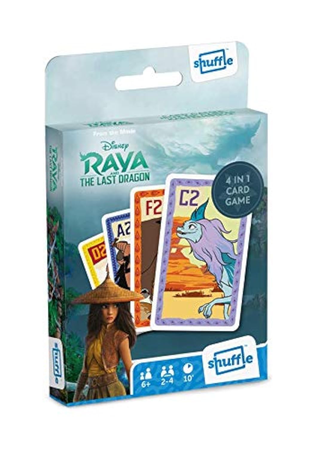 Shuffle Raya Card Games For Kids - 4 in 1 Snap, Pairs, Happy Families & Action Game, Great Gift For Kids Aged 6+ — image 1