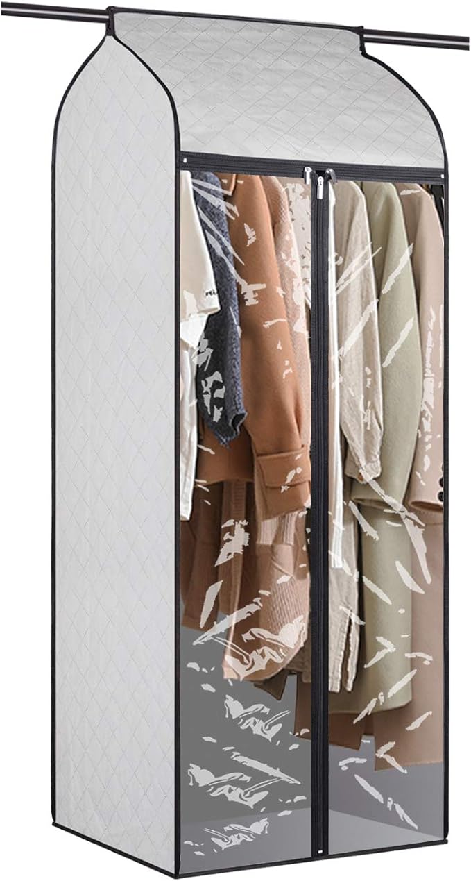 Univivi Hanging Garment Bags 60 inch Jumbo Garment Rack