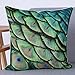 GBSELL Pillow Cover Peacock Pillow Case Sofa Throw Cushion Cover Home Party Decor,45cm45cm (C)