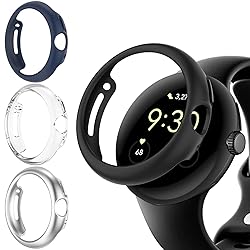 Tiorecime 4 Pack Case for Pixel Watch 2/Pixel