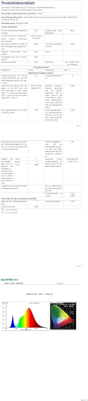 24V 9 W/M 1600 LED COB LED 16,4 ft 4000 K branco natural