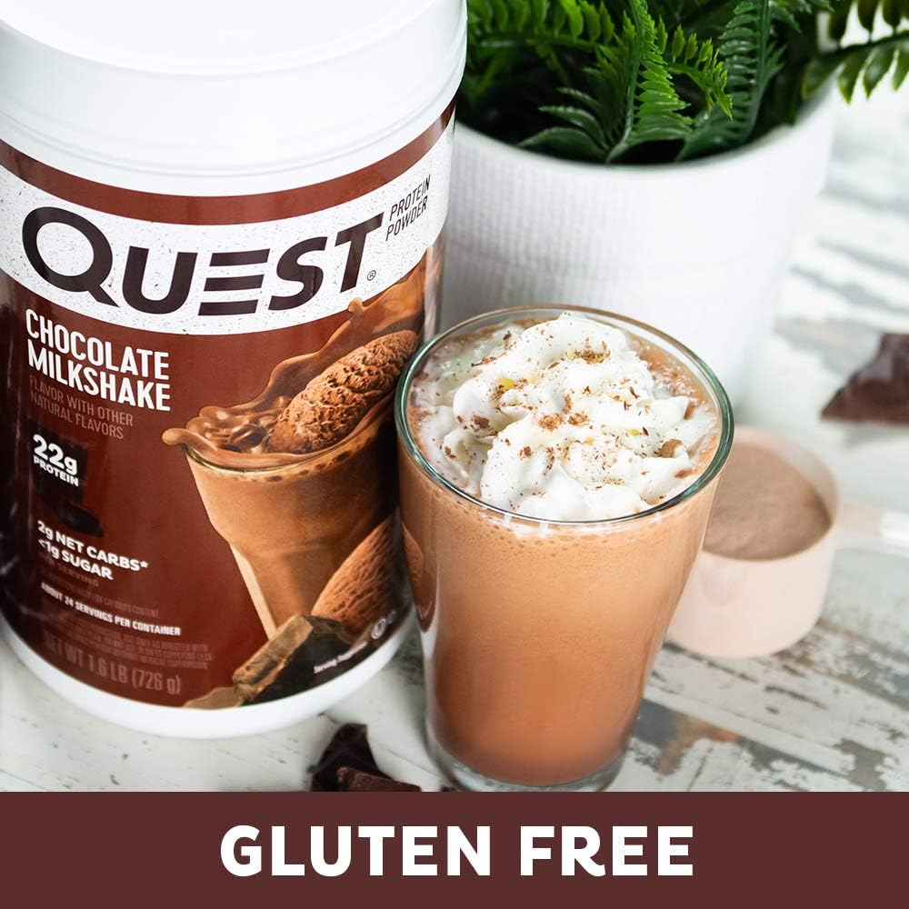 Nutrition Chocolate Milkshake Protein Powder, High Protein, Low Carb, Gluten Free, Soy Free, 1.6 lbs (Pack of 1): Health & Personal Care