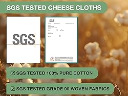 Olicity Cheese Cloths, Grade 90, 27 Sq
