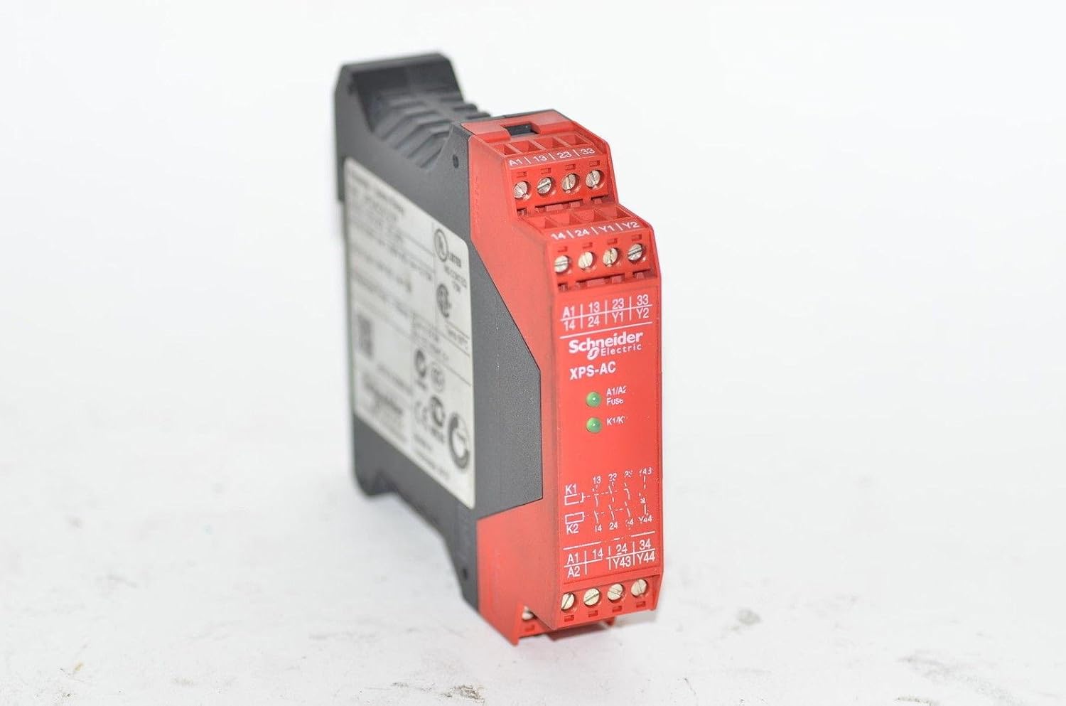 Safety Monitoring Relay, 24VAC/DC, 3NO/1NC Electronic Components
