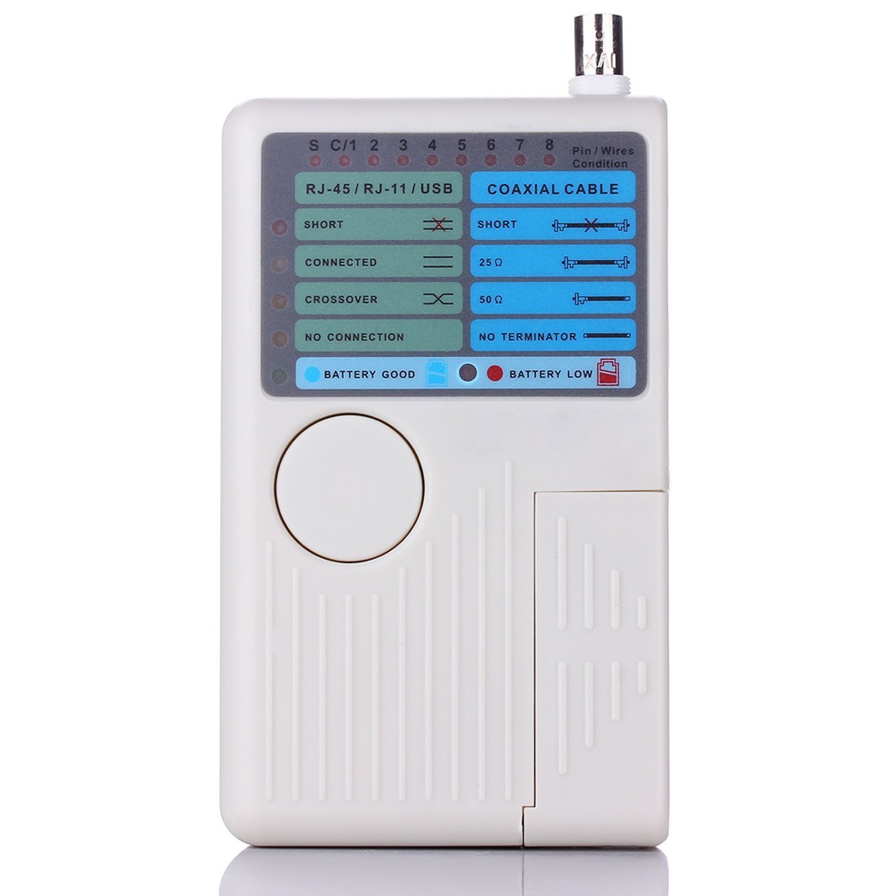 LEAGY 4 In 1 Network Cable Tester RJ45/RJ11/USB/BNC LAN Cable Cat5 Cat6 Wire Tester