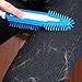 [2Pcs] Pet Hair Remove Brush, Car & Auto Detailing Portable Dogs Cats Hair&Lint Remover Rubber Massage for Furniture, Car Interiors, Carpet (Blue and Green)