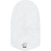 Dexter SST Oversize S8 Replacement Slide Sole - White Microfiber (Works with Dexter Interchangeable Sole Shoes - Long Slide, Trim to Fit)