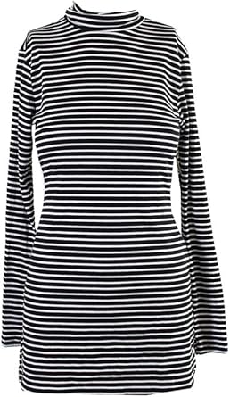 black turtleneck tunic top