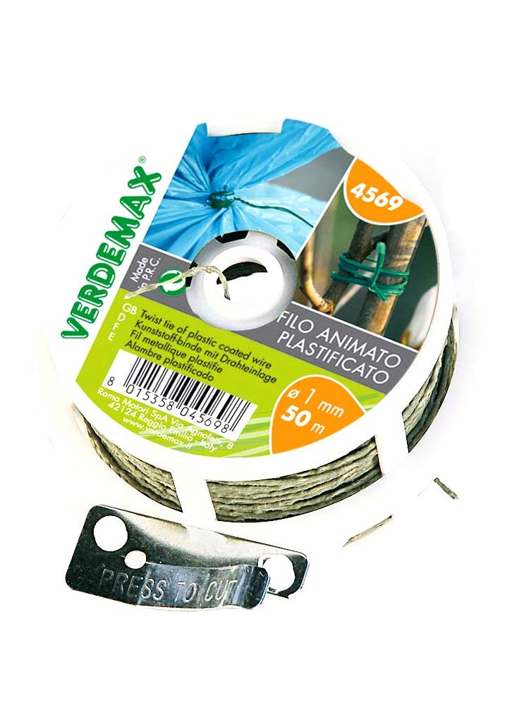 Verdemax 4569 1 mm x 50 m Steel Cored Wire Coil