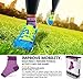SB SOX Plantar Fasciitis Relief Socks – Ankle Brace Compression Sleeve – Arch Support for Foot Pain, Swelling, Heel Spurs – Foot Brace for Achilles Tendonitis Relief, Injury Recovery (Purple, Large)