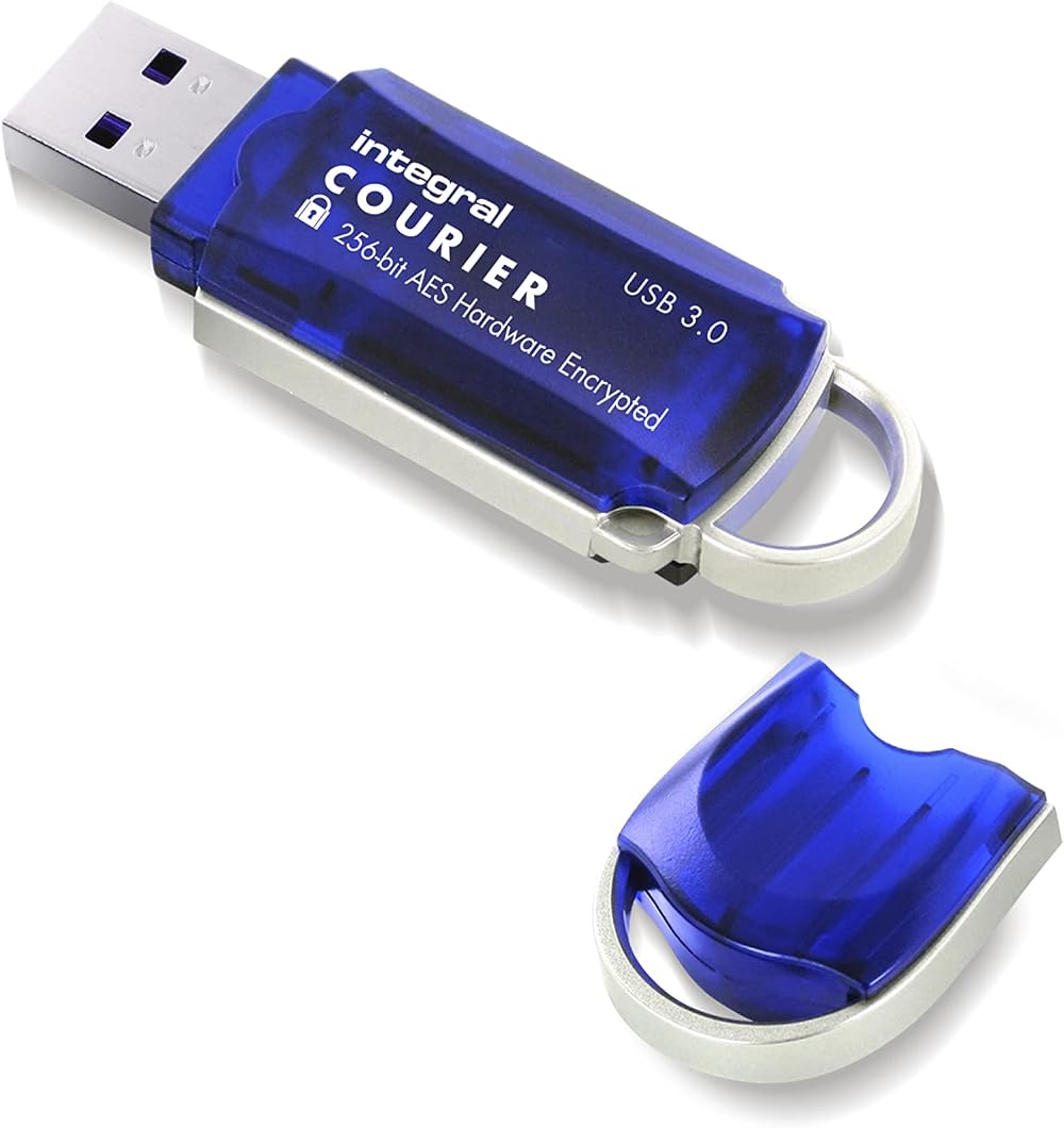 Integral 32GB Courier-197 256-Bit Hardware Encrypted USB 3.0 Drive