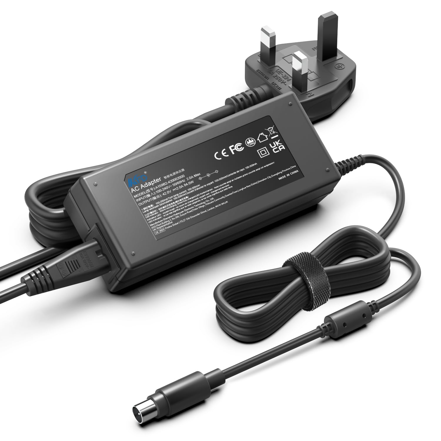 KFD 42V 2A Electric Scooter Charger for Xiaomi Mi M365,Pro 2 Segway Ninebot ES1 ES2 ES4 E22E E25E E45E D18 F20 F25E F30D F30E F40D F40E KickScooter Aovo Pro 36V Lithium-ion Battery Power Supply