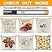AENEY Fall Buffalo Check Plaid Pumpkin Throw Pillow Cover 18 x 18 for Couch Autumn Decorations Farmhouse Home Decor Thanksgiving Decorative Pillowcase Faux Linen Square Cushion Case for Sofa