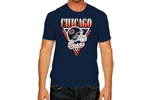 Team Fan Apparel NFL Adult Retro Triangle Unisex T-Shirt, Tag-Less Comfortable Football Apparel, Officially Licensed