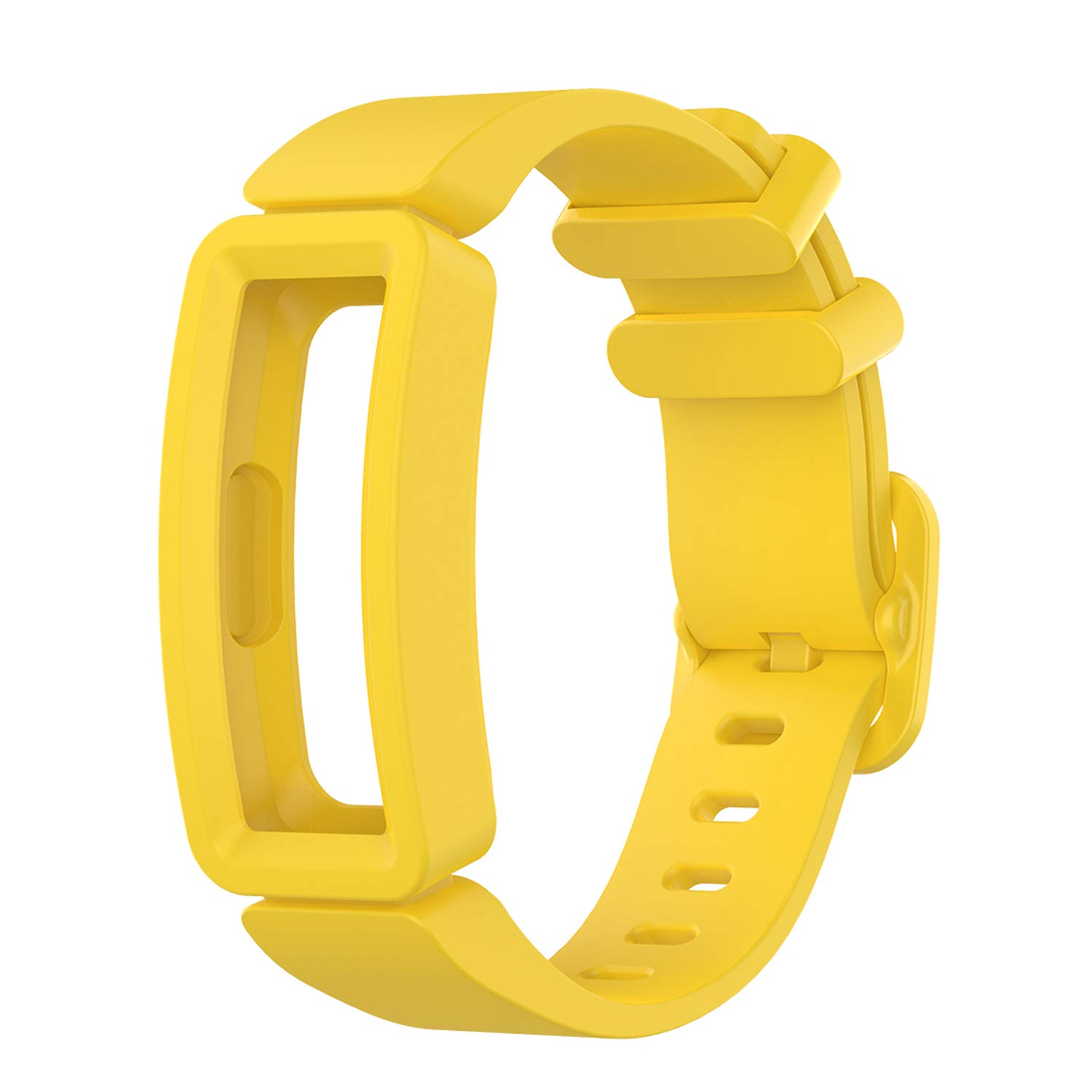 TenCloud Replacement Straps Compatible with Fitbit Ace 2 Strap, Soft Silicone Flexible Wristbands Arm Band for Inspire 2/Inspire HR/Inspire/Ace 2 Activity Tracker (Yellow)