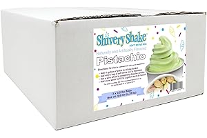 Shivery Shake Soft Serve Ice Cream Mix, 3 x 3.2 lb case, Pistachio