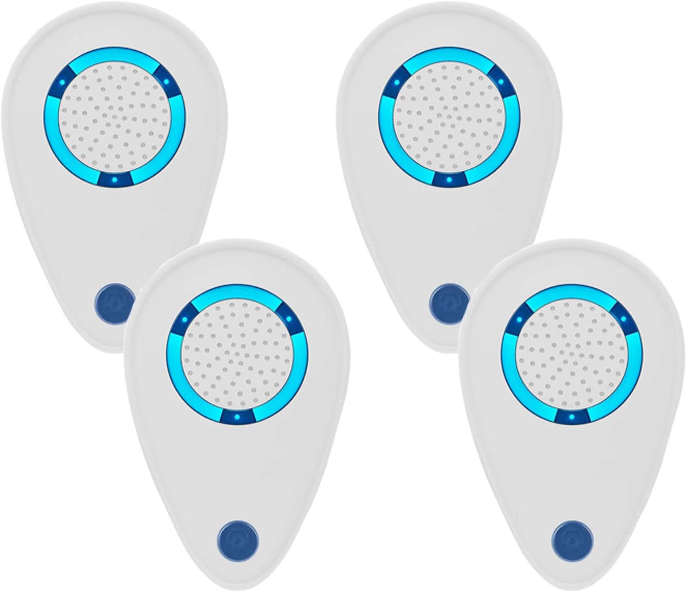 Ultrasonic Pest Repeller(4 Pack), Pest Control Ultrasonic Repellent, Electronic Repellant - Bug Repellent for Ant, Mosquito, Mice, Spider, Roach, Rat, Flea, Fly: Office Products