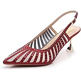 VenusCelia Women's Graceful Lady Slingback Pump Shoe