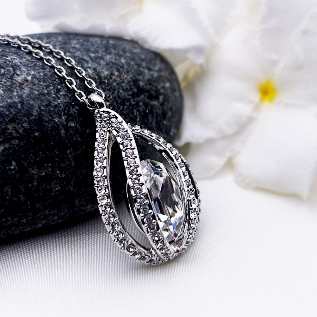 TRYNDI To My Daughter Necklace from Dad - Christmas Gifts for Daughter, Granddaughter, Daughter-In-Law, Women's Jewelry Gifts for Women Birthday, Valentine's Day, Mother's Day