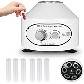 NORJIN Centrifuge Machine, Laboratory Centrifuge 4000 RPM, 6 x 20ml | 110V Lab Benchtop Centrifuges with Speed Control and Timer