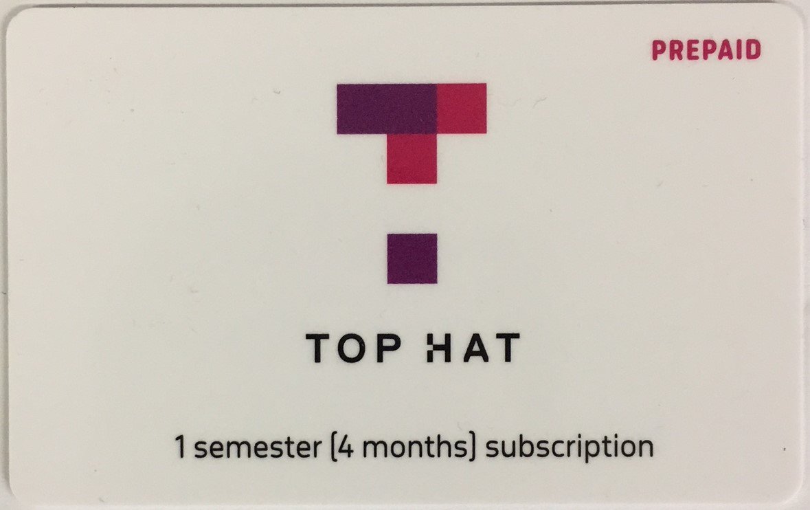 OU Bookstore Top Hat Access Card (1 Semester)