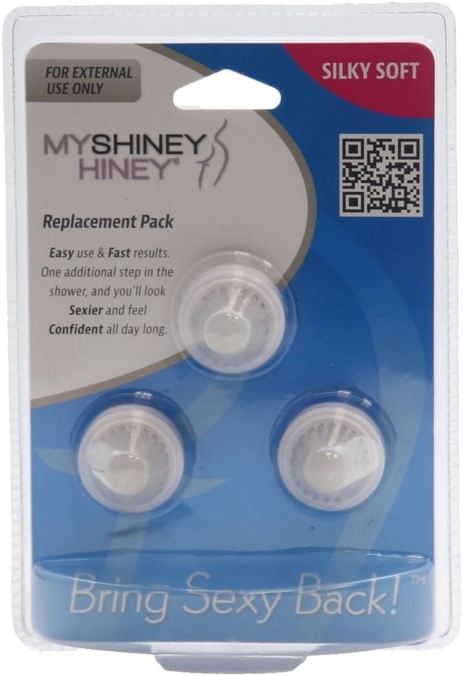 My Shiney Hiney 3 Pack Replacement Brushes (Silky Soft)
