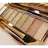 Kikole 9 colors Waterproof Diamond Bright Makeup Eye Shadow Set Glitter Eyeshadow Palette with Brush