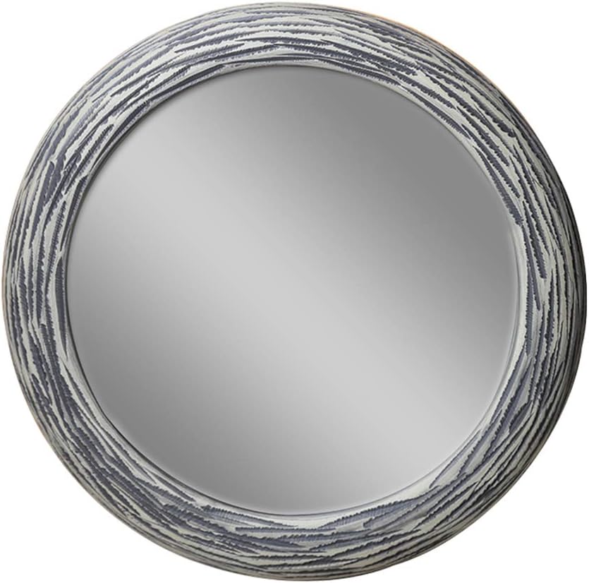 Bathroom mirror Badezimmerspiegel Runde antike Keramik gerahmt Wand