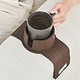 Couch Cup Holder, Elimiko Silicone Sofa Drink Holder with Upgrade Large Cup Holder, for Oversized Mug/Cup/Tumbler/Drink/Coffe