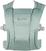 Ergobaby Embrace Soft Air Mesh Baby Carrier Sage Newborn to 11.3 kg view 4