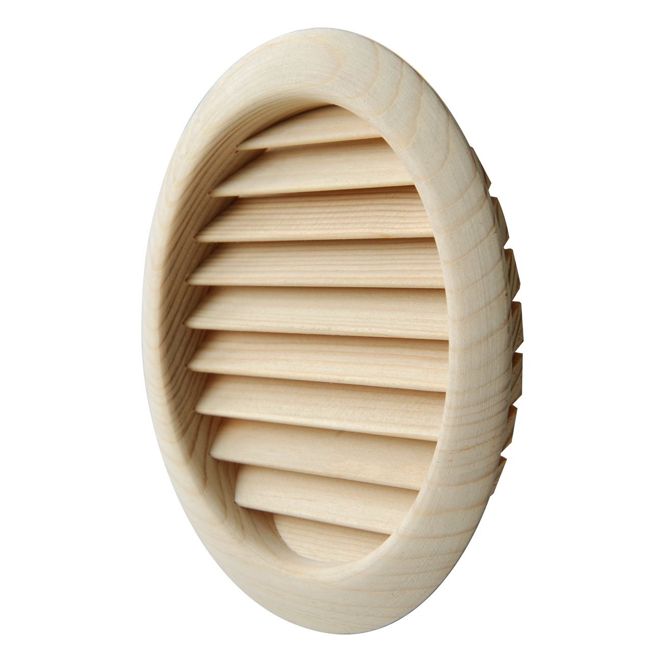 The lgrs125p-y Ventilation Grill Recessed Round Wooden, Pine Red, 130 mm