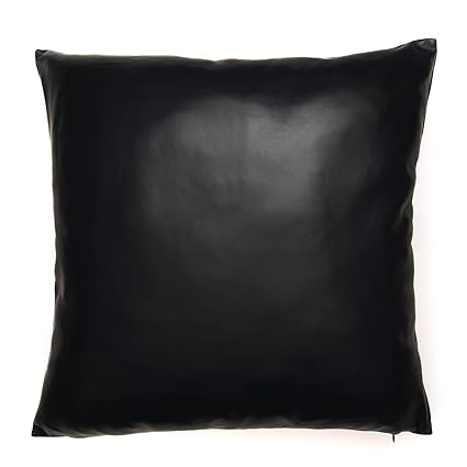 Amazon Com The Mammoth Design Genuine Leather Throw Pillow Cover