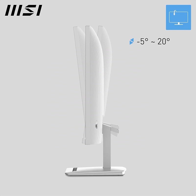 PRO MP273WA E14A Monitor PC 27" FHD, 1920x1080 IPS, 144 Hz, 1 ms, HDR Ready, Adaptive-Sync, Eye Care, Altoparlanti Integrati, HDMI 2.0, DP 1.2a, Senza Cornice, Inclinabile, VESA Mount, Bianco
