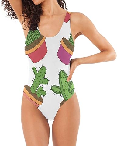 cactus print bathing suit